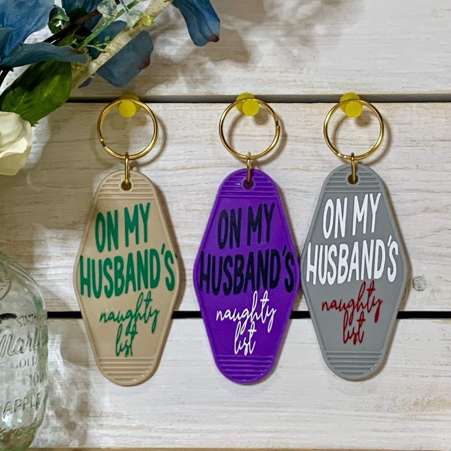 Vintage Hotel Style Key Chains