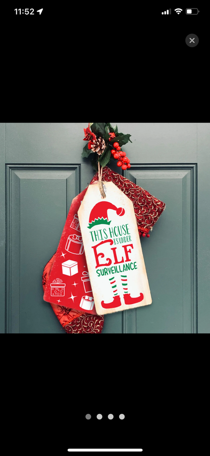 Christmas Door Tag