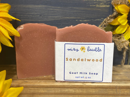Sandalwood Goat Milk Soap