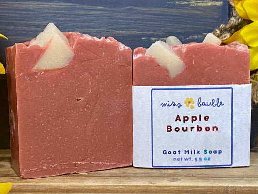 Apple Bourbon Goat Milk Soap
