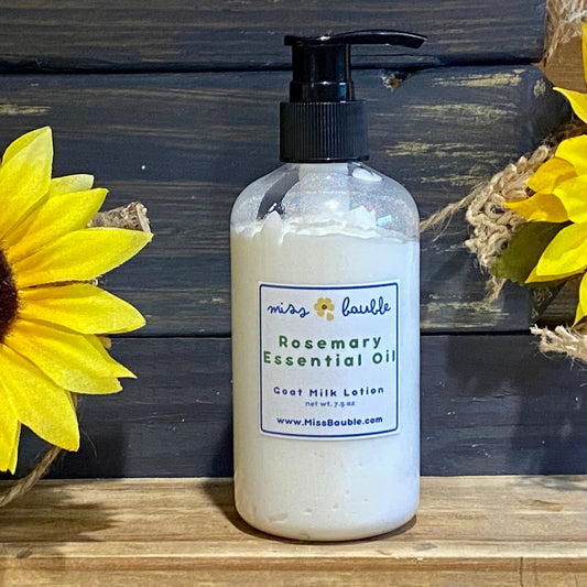 Rosemary Essential Oil Goat Milk Lotion