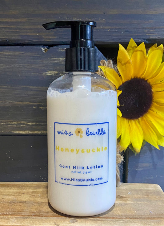 Honeysuckle Goat Milk Lotion