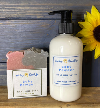 Baby Powder Goat Milk Lotion