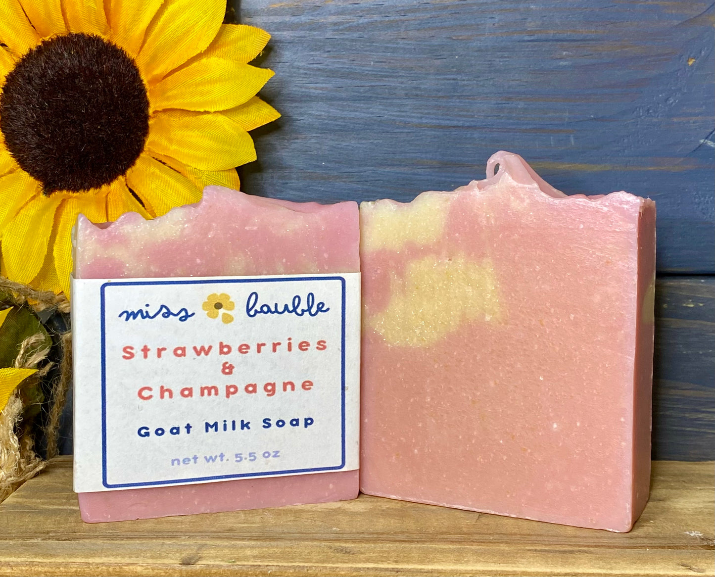 Strawberries & Champagne Goat Milk Soap