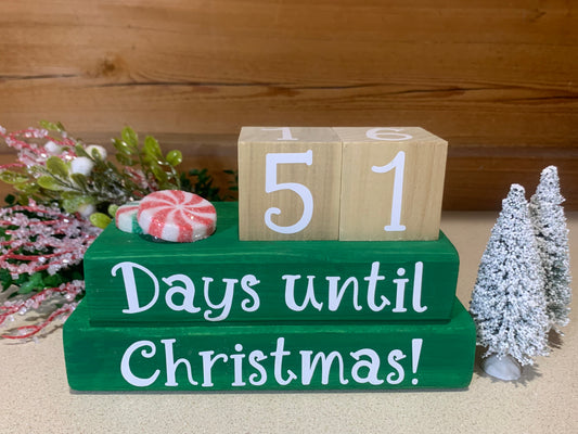 Christmas Countdown Blocks