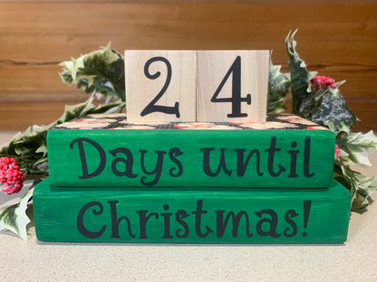 Christmas Countdown Blocks