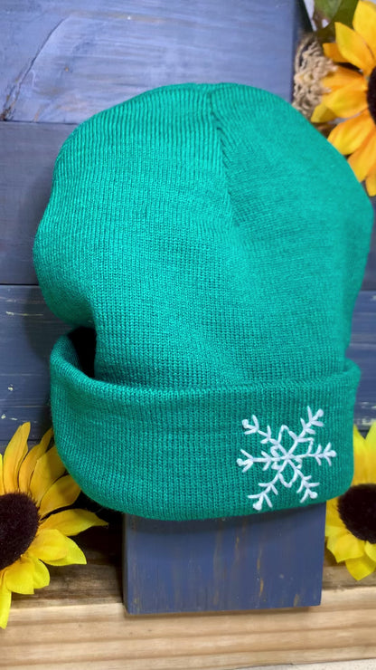 Beanie-Hand Embroidered Hat